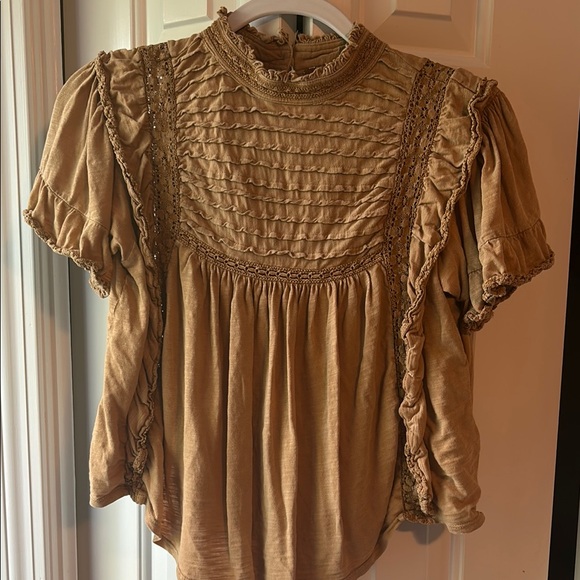 Free People Ruffled Top - Picture 1 of 4